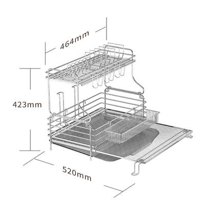 Stainless steel draining rack