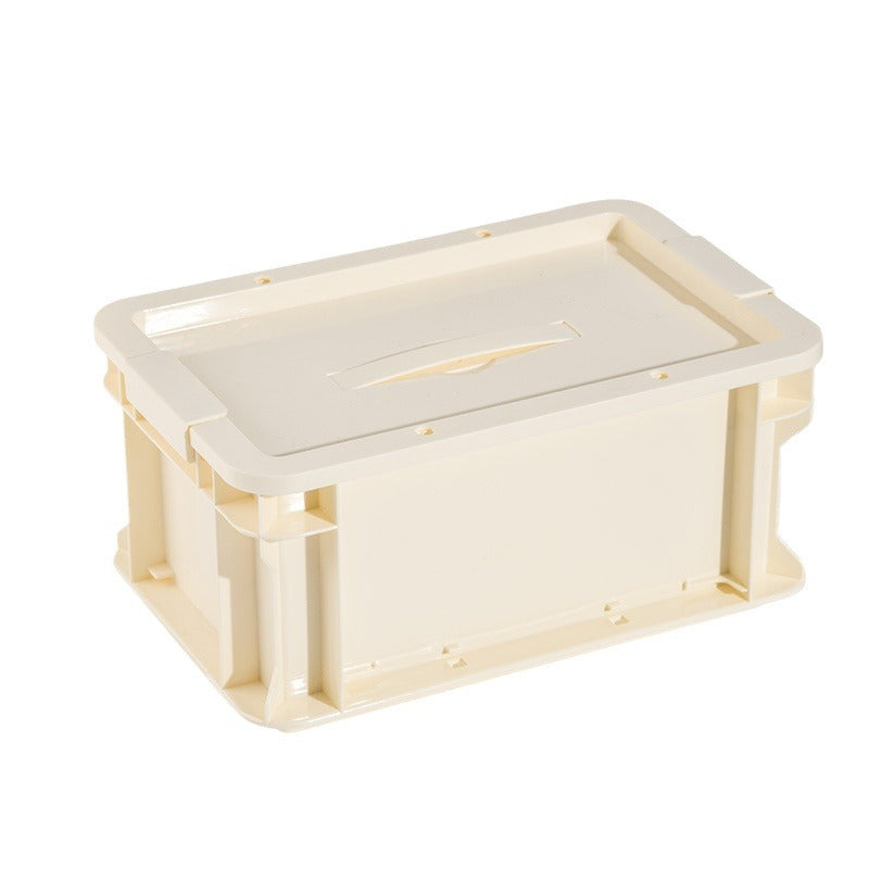 Cream colored storage box