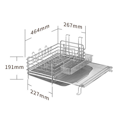 Stainless steel draining rack